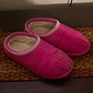 UGG | Kids Tasman II Slippers In Rock Rose Pink Size 4 VGUC